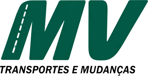 Logo MV Transportes e Mudanças